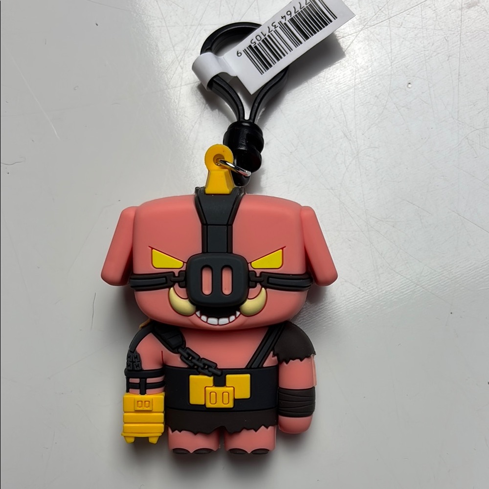 Mojang Minecraft‎ movie piglin bag clip keychain